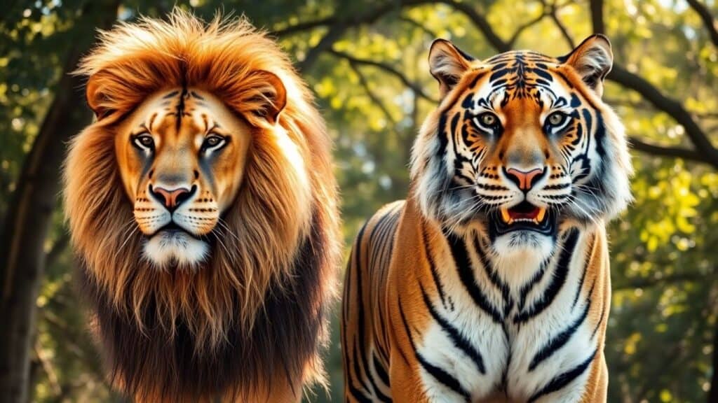 Großkatzen im natürlichen Lebensraum