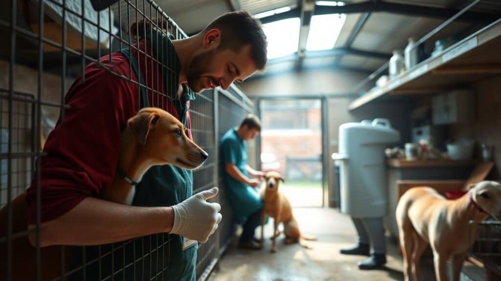 Einblick in die Auffangstation